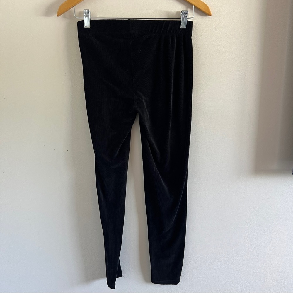 Black Ribbed Leggings | Size Small | Everyday Essential